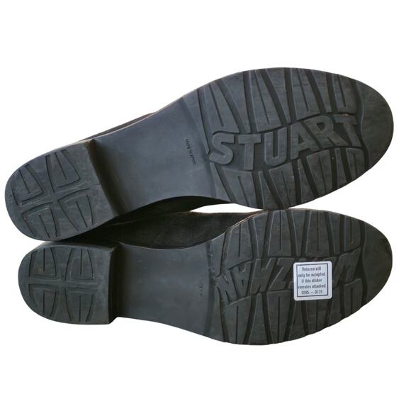 Stuart Weitzman Lowland Black Suede Over The Knee Boots Size 7M Timeless Classic - Picture 9 of 11